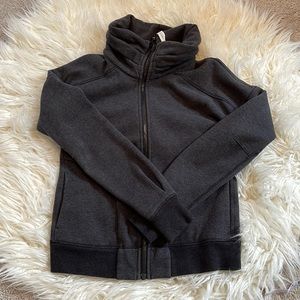 Lululemon Cowl Neck Zip Up Sweatshirt